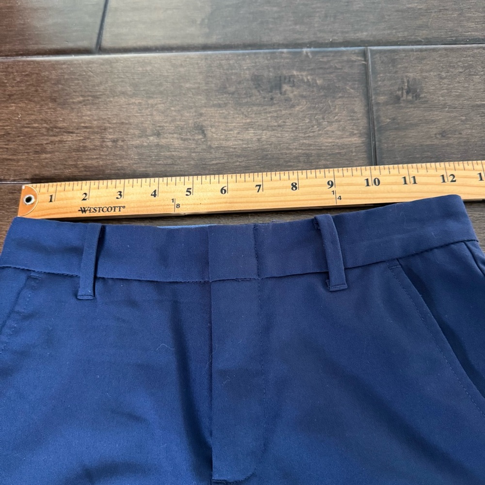 💜3/$15 IZOD Boys Navy Blue Flat Front Dress Pants, Size 8 - Picture 6 of 8